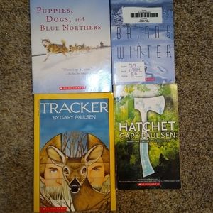 Four Gary Paulsen paperback books ~ USED